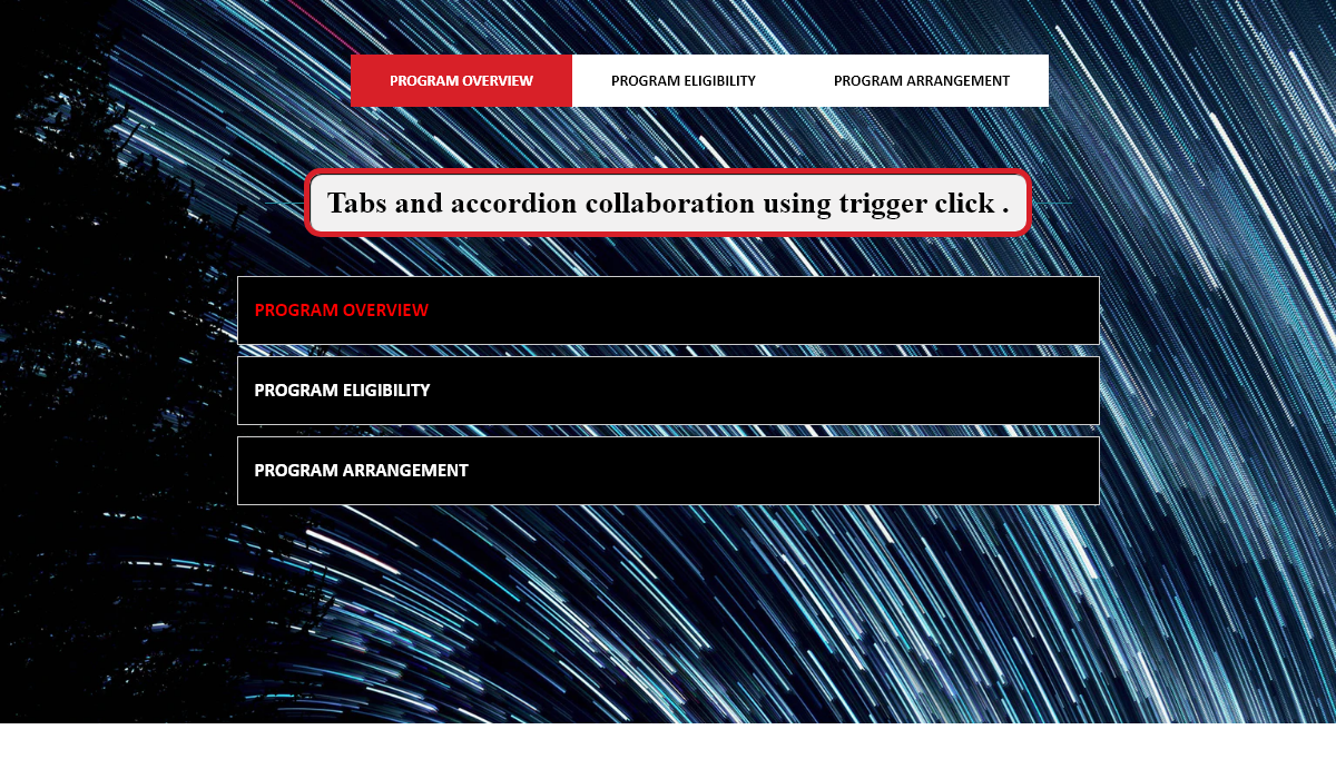 Bootstrap Accordions - Tabs and accordion collaboration