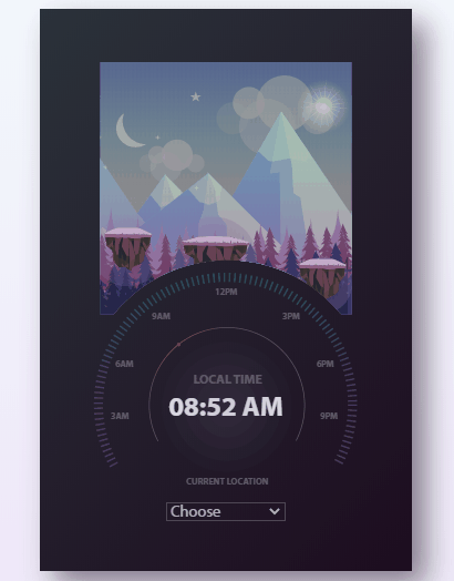 CSS Clocks - Vue Time Comparison