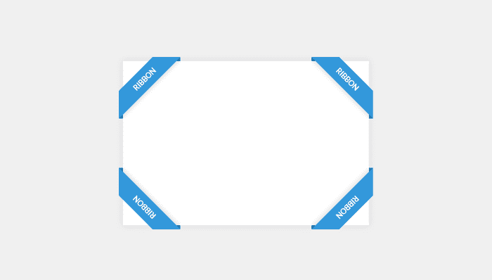 CSS Ribbons - Pure CSS Corner Ribbon