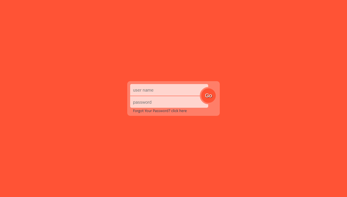 CSS Login / Registration Forms - Login Form