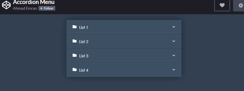 CSS Accordion Menus - CSS Only Vertical Accordion Menu