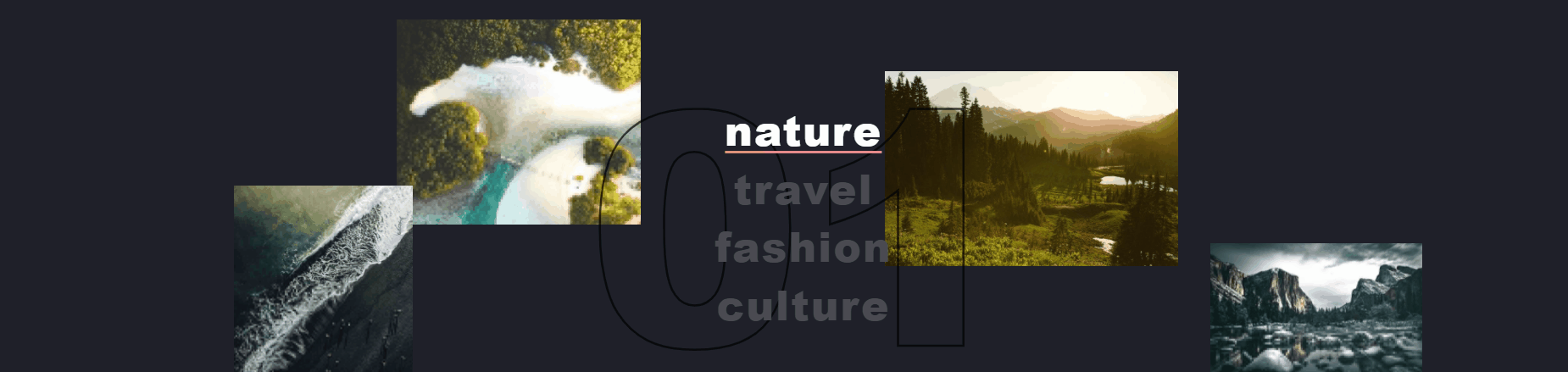 jQuery Sliders - Hover Slider Multiple Images