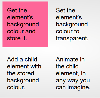 JavaScript Background Effects - Fill Backgrounds with Animation