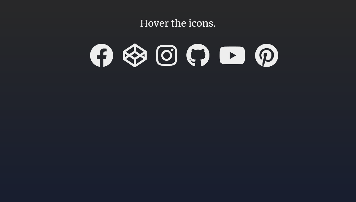CSS Social Media Icons - Social Media Icons