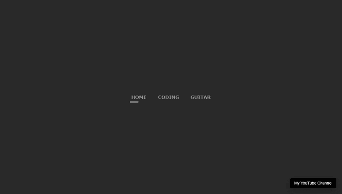 CSS Menu - Navbar Interaction