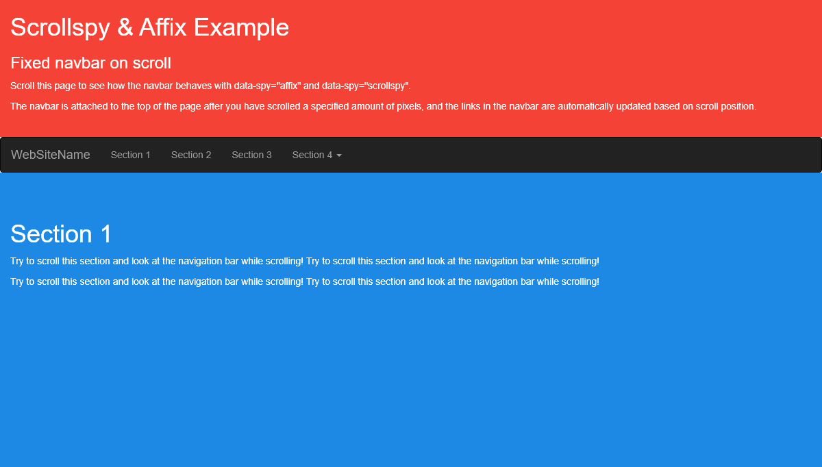 jQuery Scrolling Menus - jquery smooth-scroll