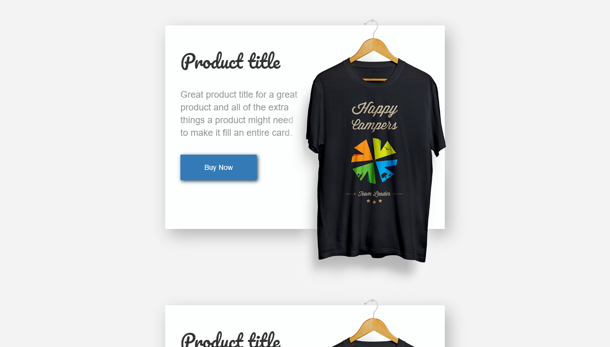 CSS Cards - Product Page