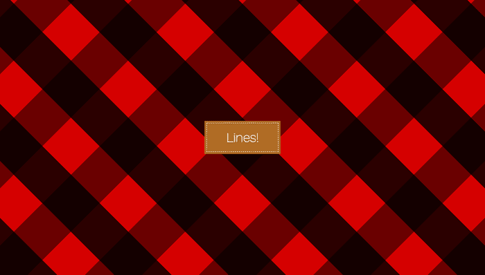 CSS Background Patterns - Flanel Lines