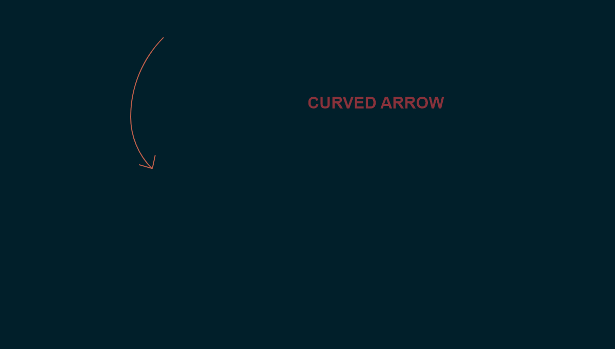 CSS Arrows - Curved Arrow