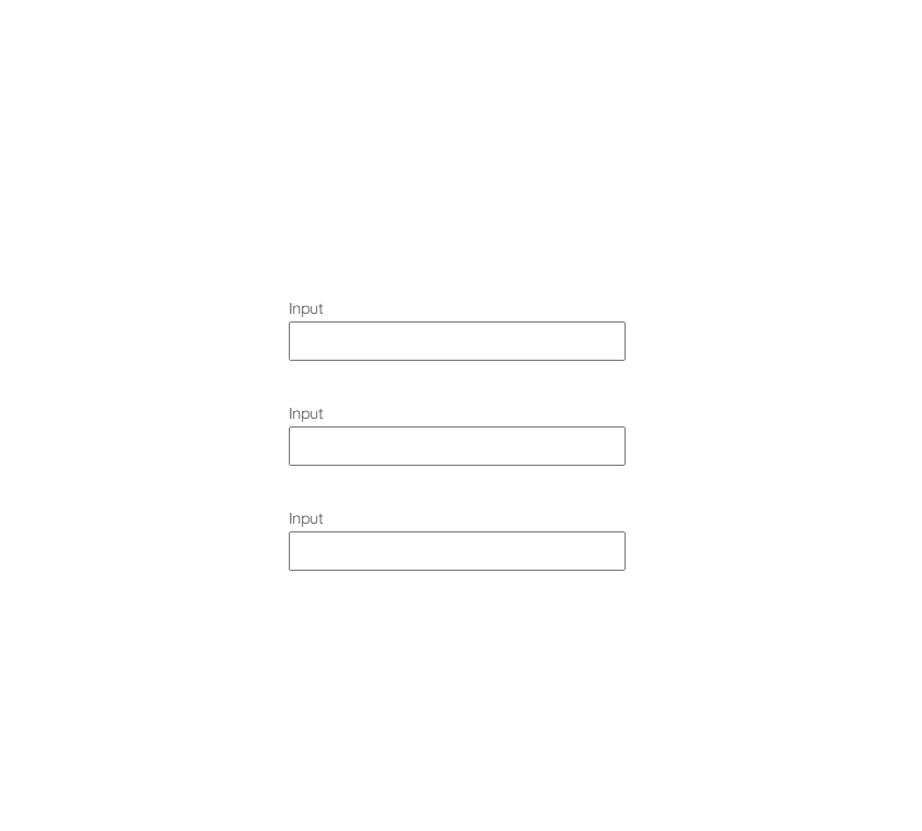JavaScript Input Text - Animated Input Labels