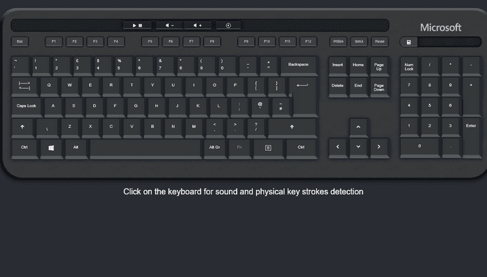 jQuery Keyboards - Microsoft keyboard