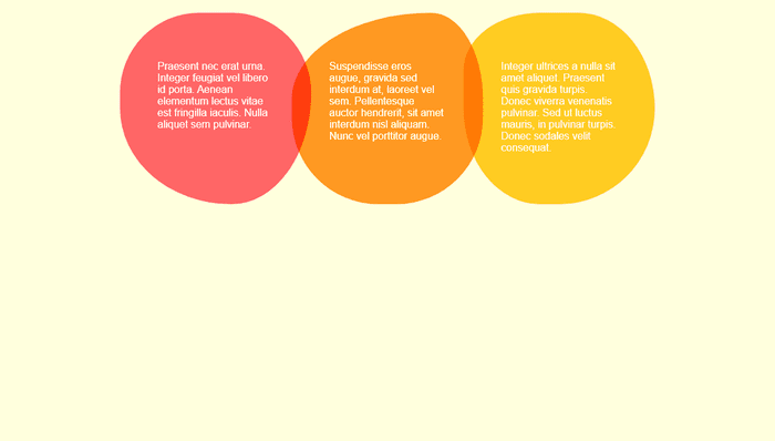 CSS Corners - Random Rounded Corner + Blend Mode