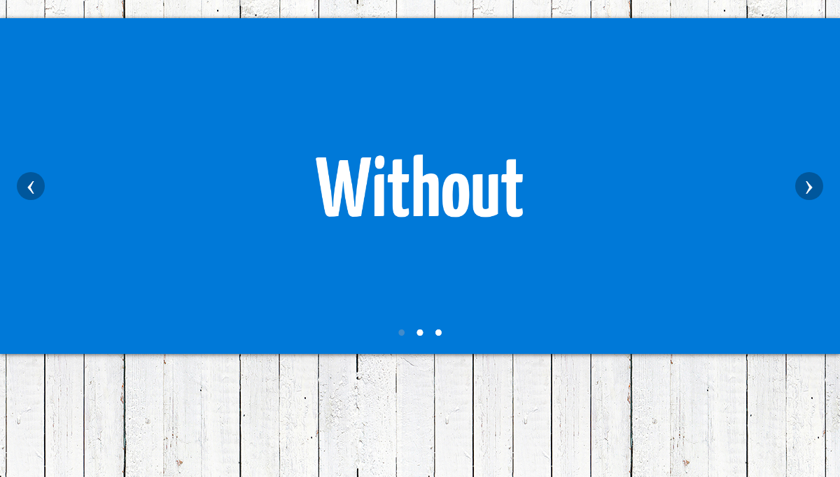 CSS Carousels - Pure css carousel