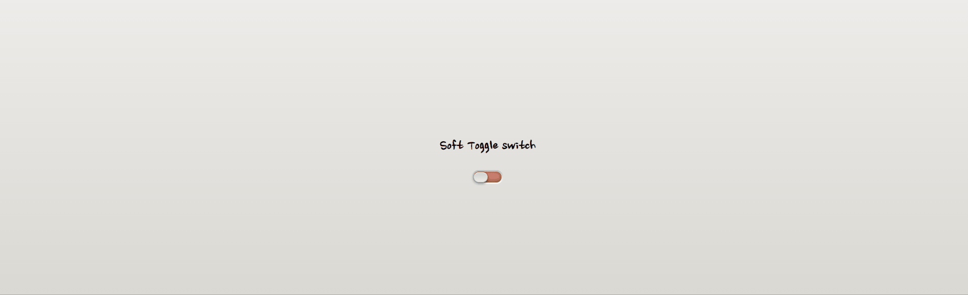 Checkboxes CSS - Soft Toggle Switch
