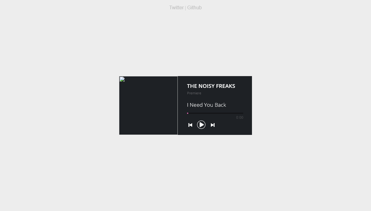JavaScript Music Players - Audio Player
