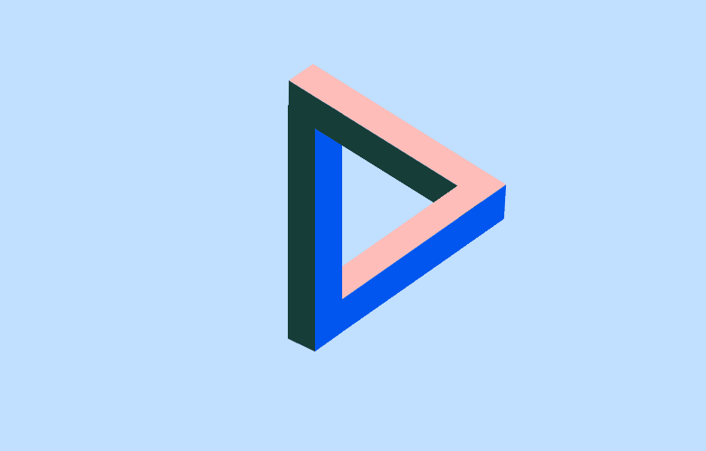 CSS Triangles - Penrose Triangle