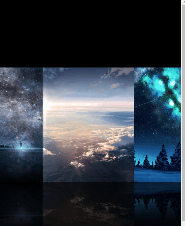 CSS Cards - Card Flip Reflection