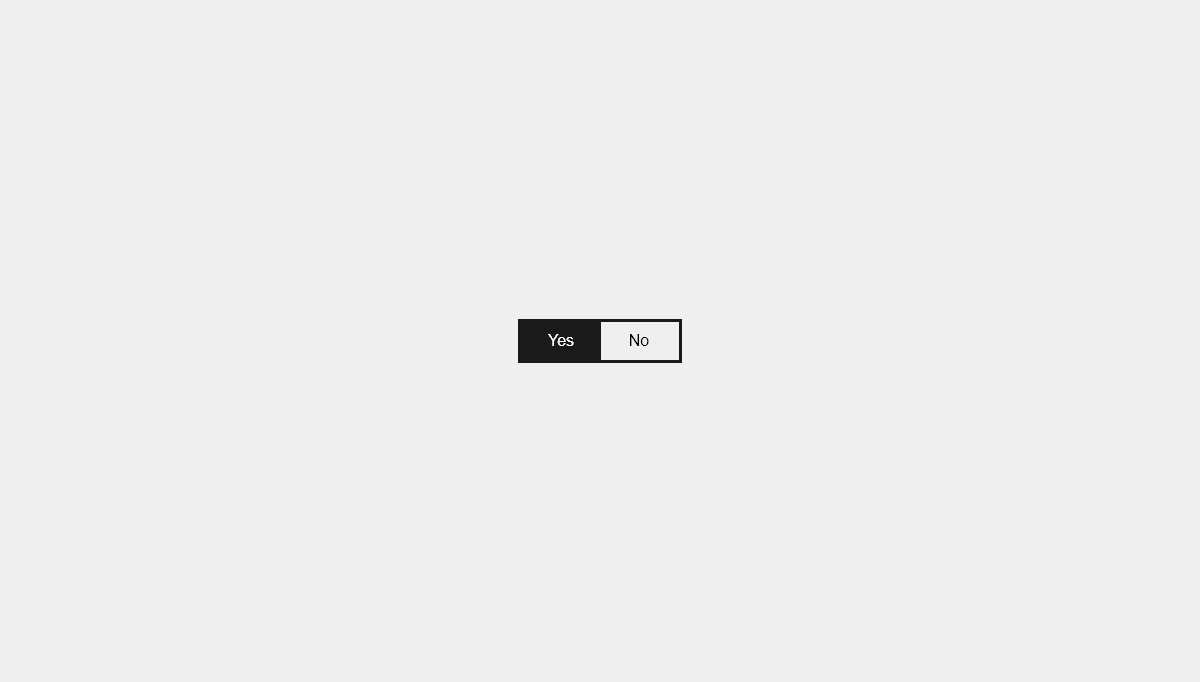 Radio Buttons CSS - Simple Toggle