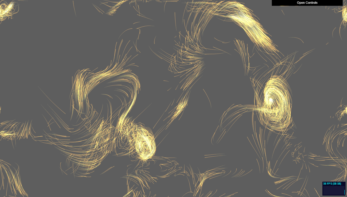 CSS Particle Backgrounds - Particle Swarm [Magnetic Field recreation]