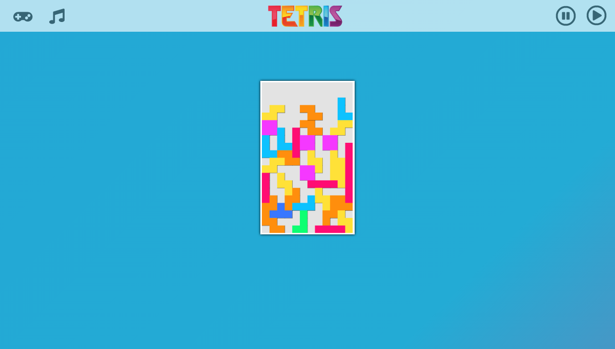 JavaScript Tetris Games - Tetris Game JS & Canvas