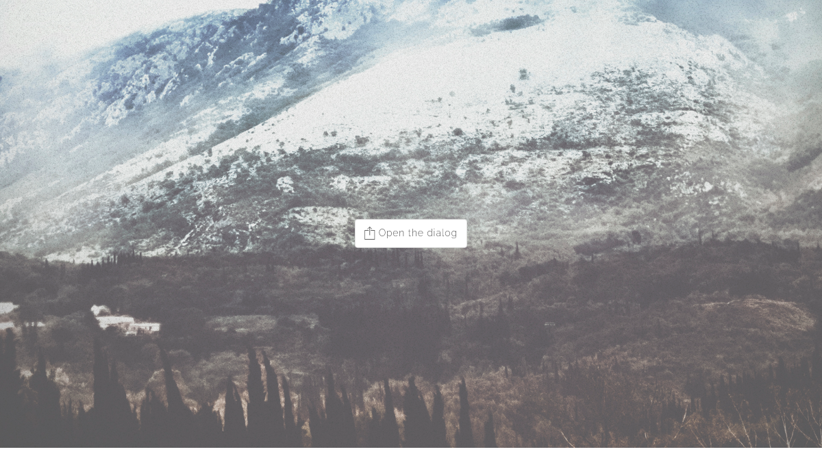 CSS Modal Windows - Prompt Dialog with background blur