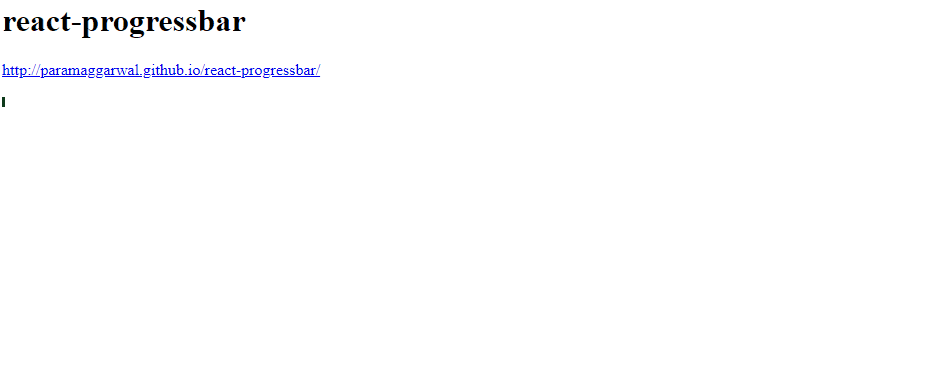 React Progress Bars - React Progressbar