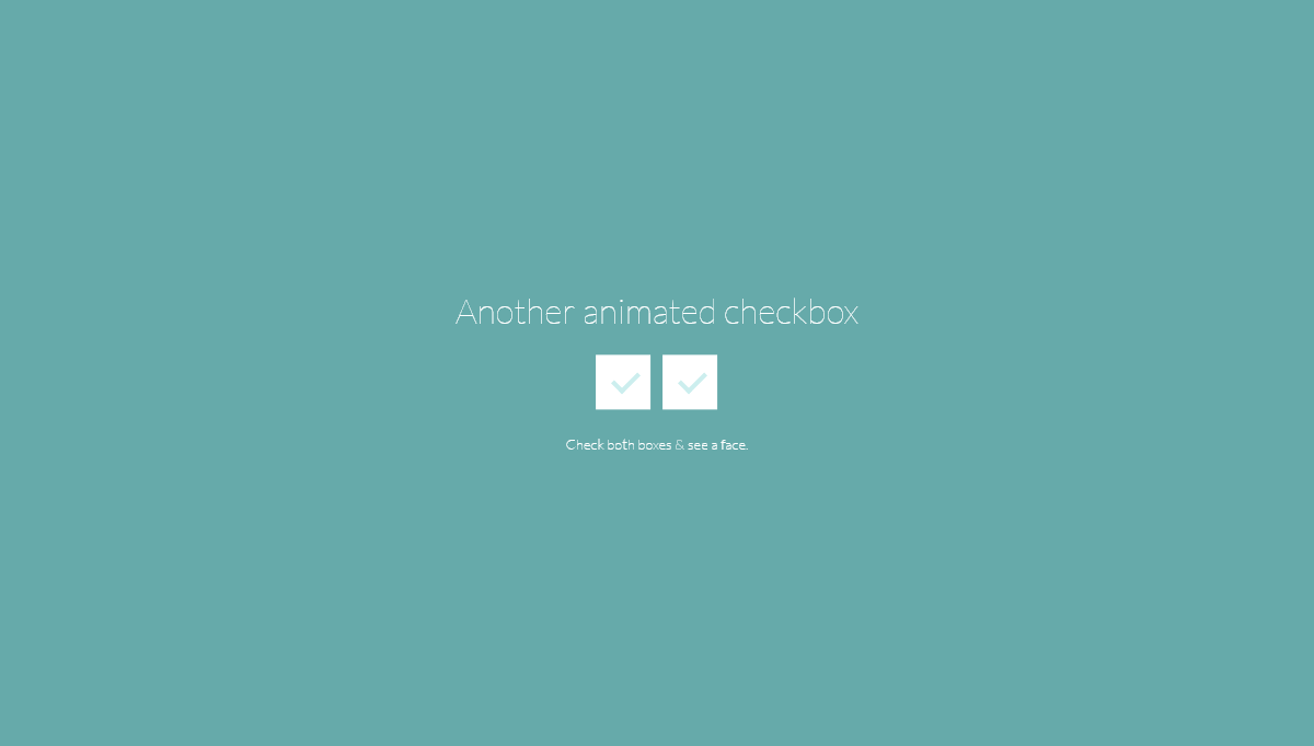 Checkboxes CSS - CSS-only animated checkbox