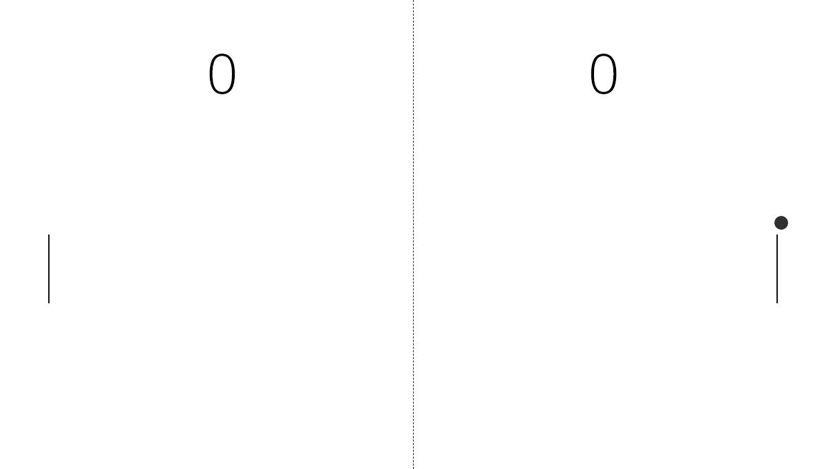 JavaScript Pong Games - Pong 2 Players