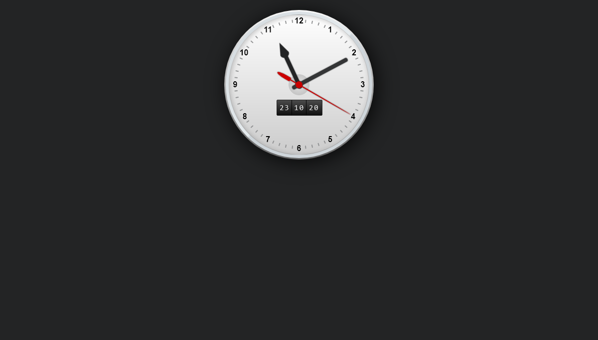 CSS Clocks - CSS3 Working Clock