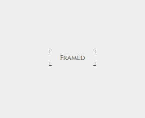 CSS Border Animations - Framed
