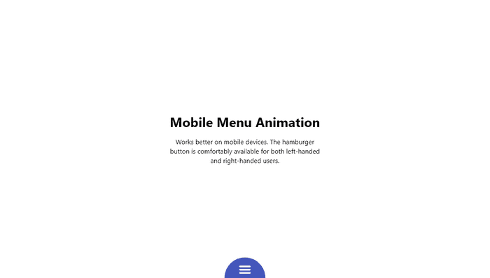 CSS Mobile Menus - CSS Mobile Menu Animation