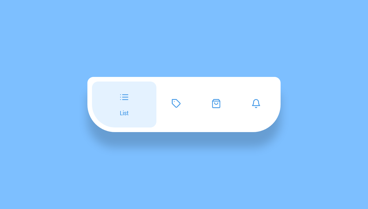 JavaScript Tab Bars - Tab Bar Menu Animation