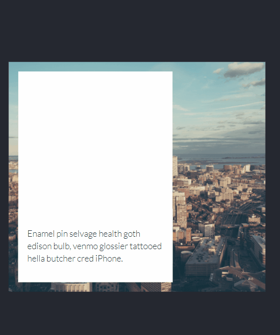 CSS Blog Cards - #12 - Blog Card: Transparent Text Animation
