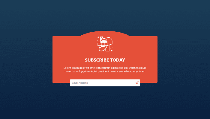 CSS Subscribe Forms