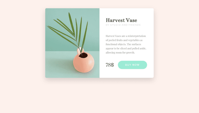 CSS Product Cards - Product Card (Plant)