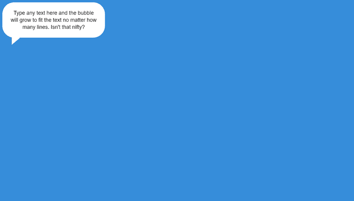 CSS Speech Bubbles - chat bubbles