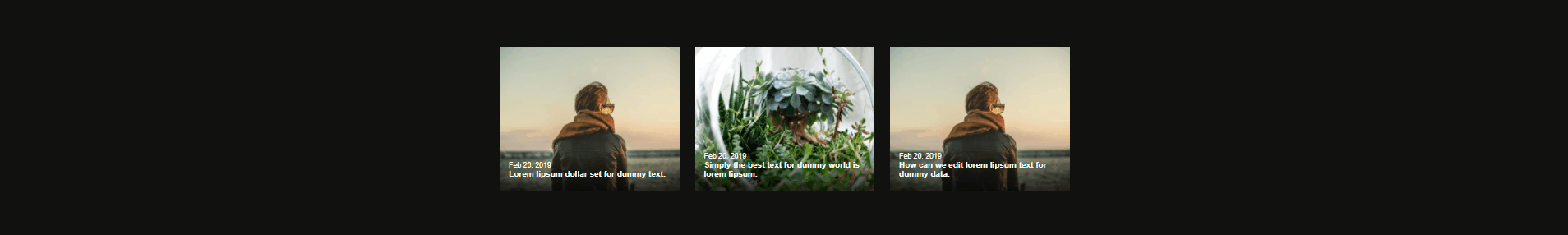 CSS Thumbnails - CSS thumbnail text hover