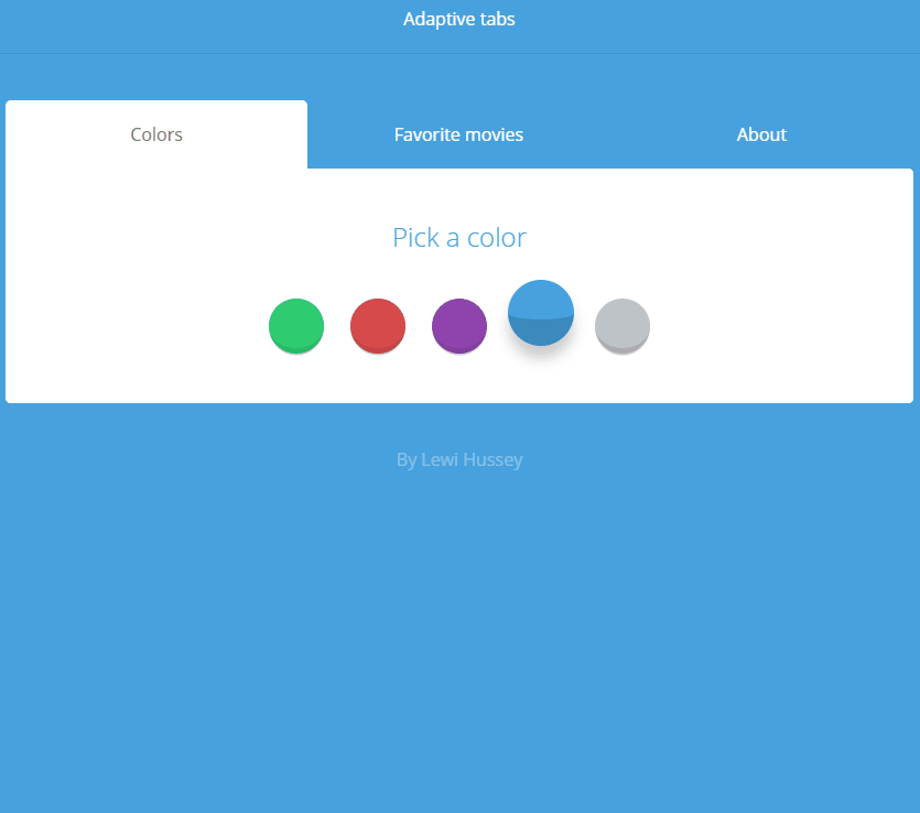 jQuery Tabs - Adaptive tabs