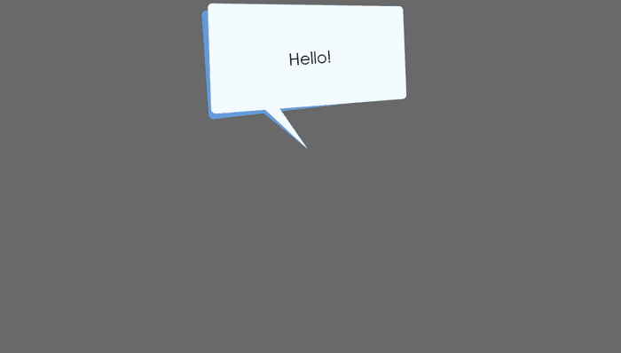 CSS Speech Bubbles - Speech bubble