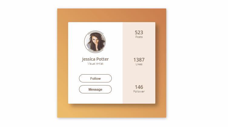 CSS Profile Cards - CSS Profile Card UI 2