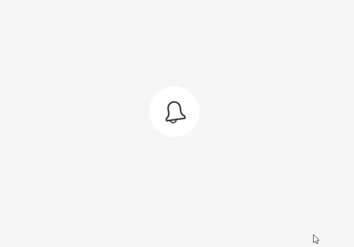 CSS Notifications - Notification bell animation