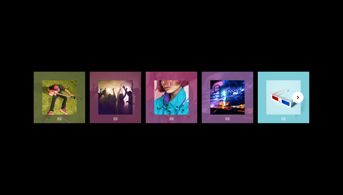 JavaScript Carousels - Carousel YoutubeMusic