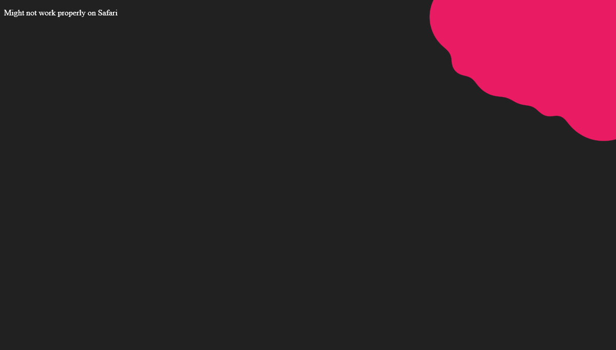 CSS Corners - Liquid Corner SVG Animation