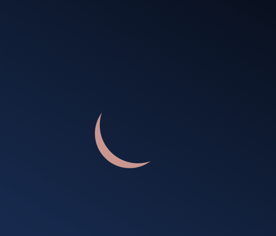 CSS Animation Examples - solar eclipse