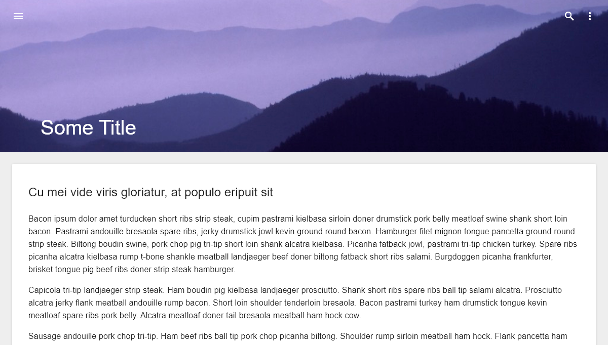 CSS Headers and Footers - Scroll Header