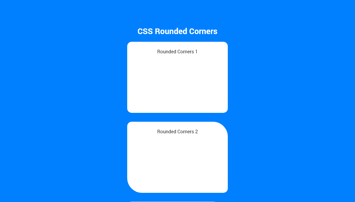 CSS Corners - CSS Rounded Corners