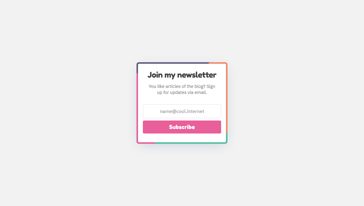 CSS Border Animations - Fancy animated rainbow border xD