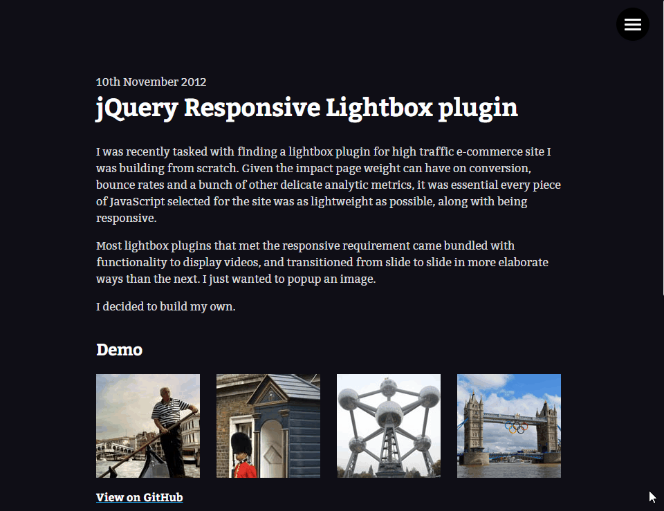 jQuery Gallery Plugins - Responsive Lightbox
