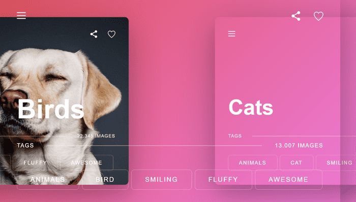 jQuery Cards - Interactive  UI Cards