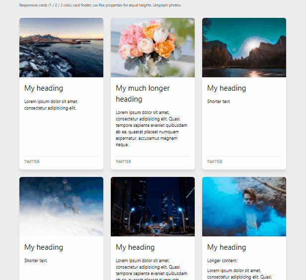 CSS Card Layouts